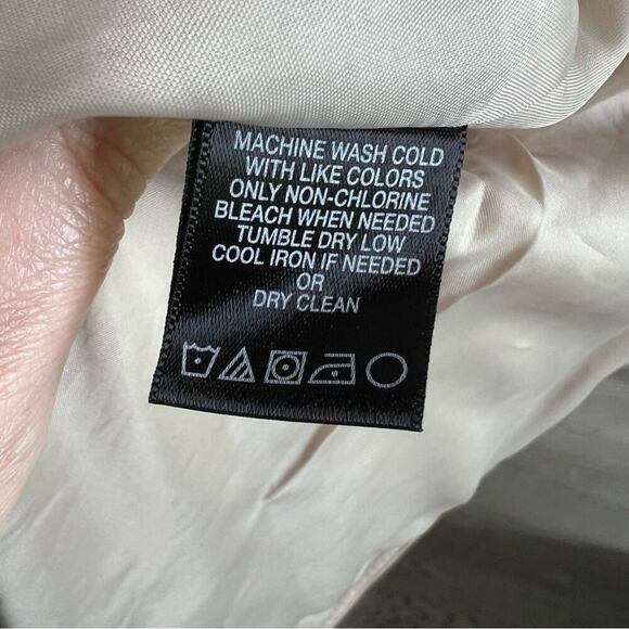 London Fog Tan Trench Coat with Belted Waist - Picture 6 of 8